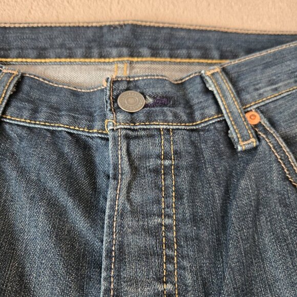 Levi’s 501 Original Fit Men’s Jeans W34 L32  Button Fly Blue Denim - Picture 8 of 12